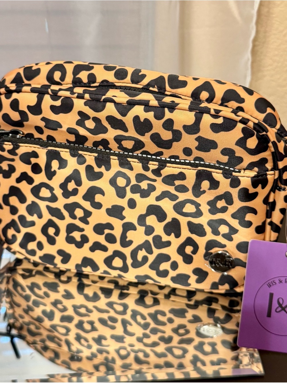 Iris & Rainbow Cheetah Friday Bag BNWT